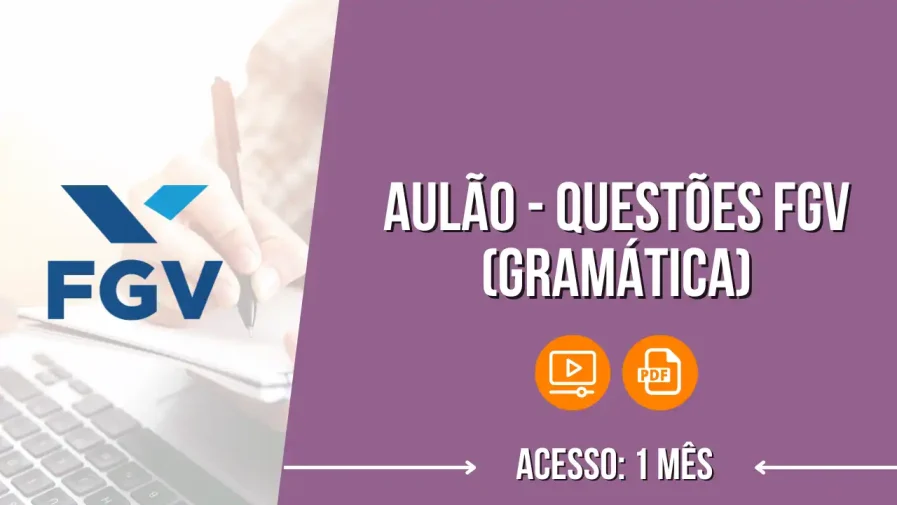 Aulão FGV - Gramática