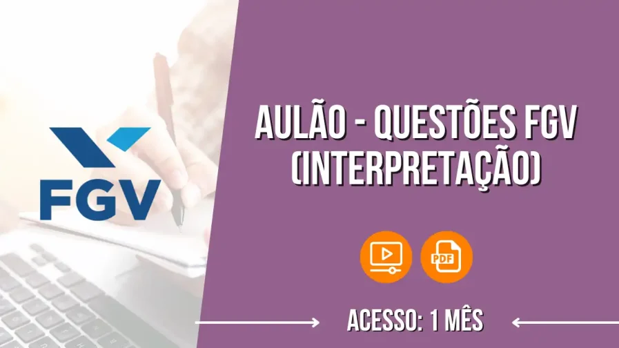 Aulão FGV - Interpretação